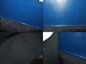 LOUIS VUITTON ルイヴィトン クリュニー ショルダーバッグ M52255 エピ レザー ブルー ゴールド金具 美品 中古 4b002275