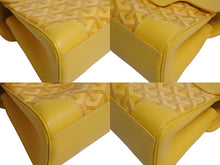 Load image into Gallery viewer, 極美品 GOYARD ゴヤール サイゴン ミニ ソフトバッグ 2WAY ハンドバッグ SAIGONMINTY08CL08P イエロー シルバー金具 中古 4b002277