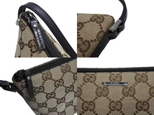 Load image into Gallery viewer, GUCCI グッチ ハンドバッグ 07198 ブラウン ベージュ GGスプリームキャンバス レザー シルバー金具 美品 中古 4b002278