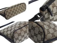 Load image into Gallery viewer, GUCCI グッチ ハンドバッグ 07198 ブラウン ベージュ GGスプリームキャンバス レザー シルバー金具 美品 中古 4b002278