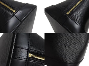 LOUIS VUITTON ルイヴィトン アルマPM ハンドバッグ M52142 エピ レザー ブラック ゴールド金具 美品 中古 4b002279