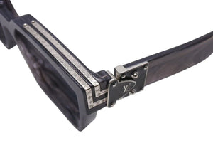 LOUIS VUITTON ルイヴィトン 1.1 ミリオネア サングラス Z1326E 8G7 サイズ58□17 145 ネイビー グレー マーブル 美品 中古 4b002281