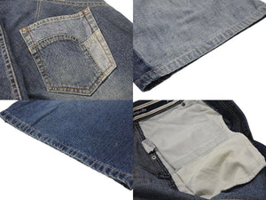 PellePelle ペレペレ パッチワーク デニム ハーフパンツ サイズ32 コットン ネイビー 美品 中古 4b002287