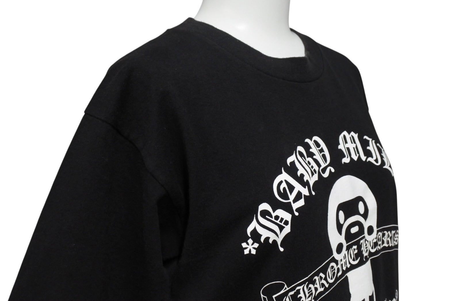 Chrome Hearts - CHROME HEARTS クロムハーツ × A Bathhing Ape エイプ コラボ プリント Tシャツ サイズS ブラック 美品 中古 4b002289 CHROME HEARTS クロムハーツ × A Bathhing Ape エイプ コラボ