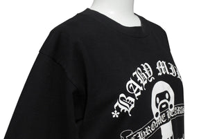 CHROME HEARTS クロムハーツ × A Bathhing Ape エイプ コラボ プリント Tシャツ サイズS ブラック 美品 中古 4b002289 