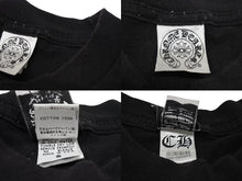 Load image into Gallery viewer, CHROME HEARTS クロムハーツ × A Bathhing Ape エイプ コラボ プリント Tシャツ サイズS ブラック 美品 中古 4b002289