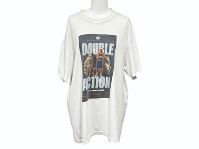 VINTAGE ヴィンテージ 90's NIKE ナイキ DOUBLE ACTION ダブルアクション 半袖Tシャツ サイズL NBA ペニー・ハーダウェイ 美品 中古 4b002293 