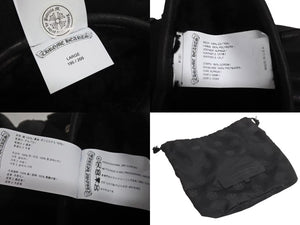 未使用 CHROME HEARTS クロムハーツ レザーグローブ サイズL CHプラスパッチ クロスボールボタン 6パッチ シルバー925 中古 4b002296 