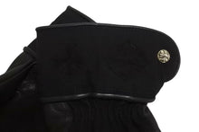 画像をギャラリービューアに読み込む, 未使用 CHROME HEARTS クロムハーツ レザーグローブ サイズL CHプラスパッチ クロスボールボタン 6パッチ シルバー925 中古 4b002296 