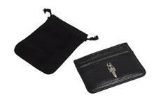 画像をギャラリービューアに読み込む, 未使用 CHROME HEARTS クロムハーツ DOUBLE SIDE ダブルサイド レザーカードケース ダガー装飾 レザー シルバー925 中古 4b002298 