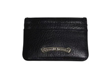 画像をギャラリービューアに読み込む, 未使用 CHROME HEARTS クロムハーツ DOUBLE SIDE ダブルサイド レザーカードケース ダガー装飾 レザー シルバー925 中古 4b002298 