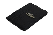 画像をギャラリービューアに読み込む, 未使用 CHROME HEARTS クロムハーツ DOUBLE SIDE ダブルサイド レザーカードケース ダガー装飾 レザー シルバー925 中古 4b002298 