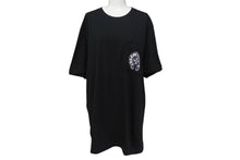 画像をギャラリービューアに読み込む, 未使用 CHROME HEARTS クロムハーツ 半袖Tシャツ サイズL ホルノルル限定 CHプラスホースシュー ブラック 中古 4b002299 