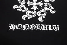 画像をギャラリービューアに読み込む, 未使用 CHROME HEARTS クロムハーツ 半袖Tシャツ サイズL ホルノルル限定 CHプラスホースシュー ブラック 中古 4b002299 