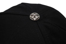 画像をギャラリービューアに読み込む, 未使用 CHROME HEARTS クロムハーツ キャップ ヴィンダガー刺繍 クロスボール シルバー925 ブラック ホワイト 中古 4b002303 