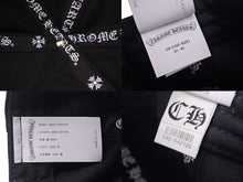 画像をギャラリービューアに読み込む, 未使用 CHROME HEARTS クロムハーツ キャップ ヴィンダガー刺繍 クロスボール シルバー925 ブラック ホワイト 中古 4b002303 