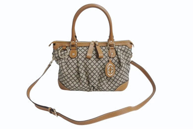GUCCI グッチ スーキー ハンドバッグ 247902 GGスプリームキャンバス レザー ブラウン ベージュ ゴールド金具 美品 中古 4b002306