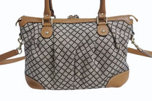 Load image into Gallery viewer, GUCCI グッチ スーキー ハンドバッグ 247902 GGスプリームキャンバス レザー ブラウン ベージュ ゴールド金具 美品 中古 4b002306