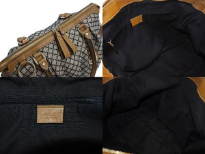 GUCCI グッチ スーキー ハンドバッグ 247902 GGスプリームキャンバス レザー ブラウン ベージュ ゴールド金具 美品 中古 4b002306