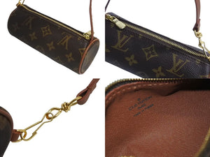 LOUIS VUITTON ルイヴィトン パピヨン30 モノグラムキャンバス ハンドバッグ 旧型 筒形 M51365 ブラウン 美品 中古 4b002308