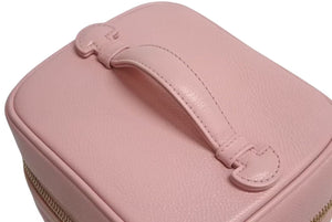 CHANEL シャネル ココマーク バニティバッグ ハンドバッグ 8番台 縦型 キャビアスキン ピンク ゴールド金具 良品 中古 4b002309
