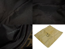 Load image into Gallery viewer, 極美品 FENDI フェンディ マンマバケット ワンショルダーバッグ 26725 ズッカ柄 キャンバス レザー ブラウン 中古 4b002310