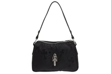 Load image into Gallery viewer, 新品未使用 CHROME HEARTS クロムハーツ チキンナゲット スモール ワンショルダーバッグ ダガー CHクロス シルバー925 総柄 中古 4b002313
