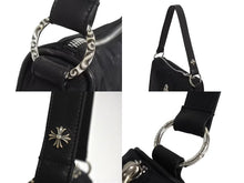 Load image into Gallery viewer, 新品未使用 CHROME HEARTS クロムハーツ チキンナゲット スモール ワンショルダーバッグ ダガー CHクロス シルバー925 総柄 中古 4b002313