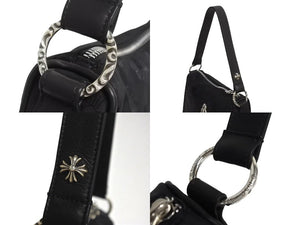 新品未使用 CHROME HEARTS クロムハーツ チキンナゲット スモール ワンショルダーバッグ ダガー CHクロス シルバー925 総柄 中古 4b002313