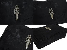 Load image into Gallery viewer, 新品未使用 CHROME HEARTS クロムハーツ チキンナゲット スモール ワンショルダーバッグ ダガー CHクロス シルバー925 総柄 中古 4b002313