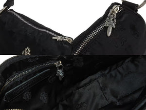 新品未使用 CHROME HEARTS クロムハーツ チキンナゲット スモール ワンショルダーバッグ ダガー CHクロス シルバー925 総柄 中古 4b002313