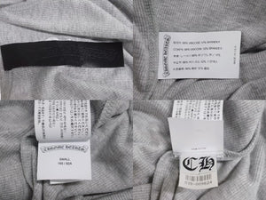 未使用 CHROME HEARTS クロムハーツ タンクトップ ワンピース トップス サイズS CHプラス CHロゴ刺繍 グレー 中古 4b002314 