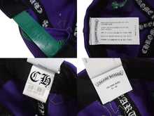 画像をギャラリービューアに読み込む, 未使用 CHROME HEARTS クロムハーツ 5パネル クロスパッチ ベースボールキャップ ONESIZE 9パッチ パープルグリーン 中古 4b002318 