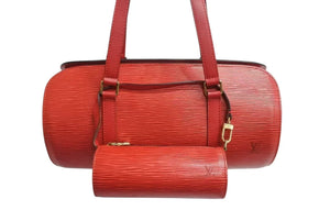 LOUIS VUITTON ルイヴィトン スフロ ハンドバッグ M52227 エピ レザーレッド ゴールド金具 美品 中古 4b002321