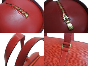 LOUIS VUITTON ルイヴィトン スフロ ハンドバッグ M52227 エピ レザーレッド ゴールド金具 美品 中古 4b002321