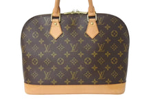 Load image into Gallery viewer, LOUIS VUITTON ルイヴィトン アルマPM ハンドバッグ M51130 モノグラム ブラウン ゴールド金具 美品 中古 4b002325