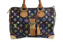 Load image into Gallery viewer, LOUIS VUITTON ルイヴィトン スピーディ30 ハンドバッグ M92642 モノグラム マルチカラー ブラック ゴールド金具 美品 中古 4b002328
