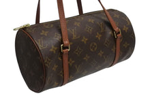 Load image into Gallery viewer, LOUIS VUITTON ルイヴィトン パピヨンPM 26 筒形 ハンドバック ブラウン モノグラム M51386 美品 中古 4b002329