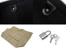 Load image into Gallery viewer, 極美品 LOUISVUITTON ルイヴィトン キーポルバンドリエール55 ボストンバッグ N41413 ダミエグラフィット キャンバス ブラック 中古 4b002330