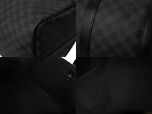 Load image into Gallery viewer, 極美品 LOUISVUITTON ルイヴィトン キーポルバンドリエール55 ボストンバッグ N41413 ダミエグラフィット キャンバス ブラック 中古 4b002330