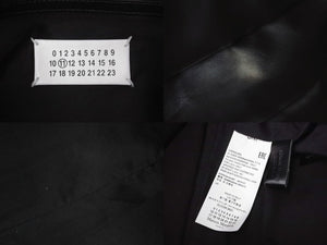 MARTIN MARGIELA マルタンマルジェラ ハンドバッグ 2way S56WG0044 SX9573 ブラック 黒 レザー シルバー金具 中古 4b002338