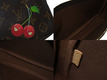 Load image into Gallery viewer, 極美品 LOUIS VUITTON ルイヴィトン モノグラム チェリー ポシェットアクセソワール アクセサリーポーチ 村上隆 M95008 中古 4b002339