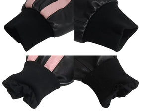 CELINE セリーヌ ライダースジャケット 2EH71583C ブラック ピンク レーヨン 羊革 レザー 綿 38 2EH71583C 美品 中古 4b002341