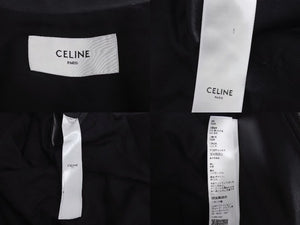 CELINE セリーヌ ライダースジャケット 2EH71583C ブラック ピンク レーヨン 羊革 レザー 綿 38 2EH71583C 美品 中古 4b002341