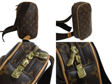 Load image into Gallery viewer, LOUIS VUITTON ルイヴィトン モノグラム ポシェット ガンジュ ボディバッグ M51870 ブラウン 美品 中古 4b002343