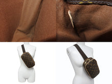 Load image into Gallery viewer, LOUIS VUITTON ルイヴィトン モノグラム ポシェット ガンジュ ボディバッグ M51870 ブラウン 美品 中古 4b002343