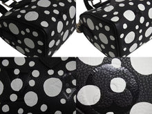 Load image into Gallery viewer, 新品同様 LOUIS VUITTON ルイヴィトン ナノ スピーディ 草間彌生 2WAYハンドバッグ M81910 モノグラムアンプラントレザー 中古 4b002344