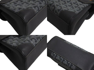 極美品 GOYARD ゴヤール サイゴン ミニ ソフトバッグ 2WAY ハンドバッグ SAIGONMINTY08CL08P グレー シルバー金具 中古 4b002345