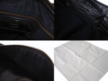 Load image into Gallery viewer, BALENCIAGA バレンシアガ ハンドバッグ ブラック ザ・シティ 115748 レザー シルバー金具 N22534L 美品 中古 4b002351