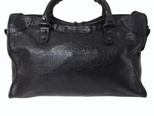 Load image into Gallery viewer, BALENCIAGA バレンシアガ ハンドバッグ ブラック ザ・シティ 115748 レザー シルバー金具 N22534L 美品 中古 4b002351